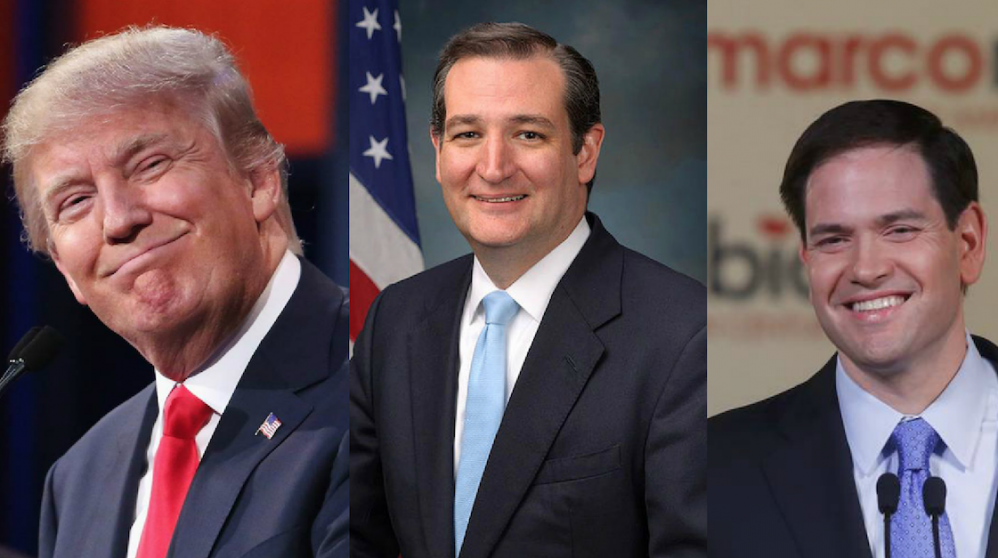 Cruz Trump Rubio